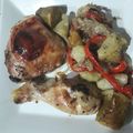 El cooksnap de Mumi Cocina cuando hizo Pollo al horno con papas.