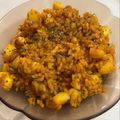 El cooksnap de Eduardo Agudo Alba cuando hizo Arroz meloso de rape y sepia con fumet de rape y alga fucus.