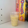 El cooksnap de milagrossolis cuando hizo Mus de mango y plátano.