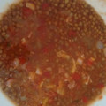 El cooksnap de Paulina MH cuando hizo Lentejas con tocino.