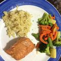 Aisha Ginn-Clark's cooksnap of when they made Asian grilled salmon.