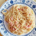 El cooksnap de Merche MR cuando hizo Espaguetis a la carbonara (receta para chuparse los dedos).