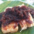 Cooksnap dari Mamake_Wawa untuk resep Colenak Jajanan Bandung | Tape Panggang Topping Unti Kelapa