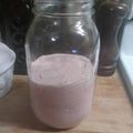 Chris Falzone's cooksnap of when they made Strawberry and banana smoothie.