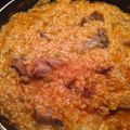 El cooksnap de Marian Delgado Tello cuando hizo Arroz meloso con costillas de cerdo.