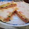 El cooksnap de Graciela Mazzina cuando hizo Tarta de jamón, queso, tomate y huevo 😍.
