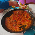 El cooksnap de Pilar Valero Gallud cuando hizo Arroz meloso de solomillo y alcachofas.