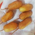 Karessa George's cooksnap of when they made Homemade Corn Dogs.