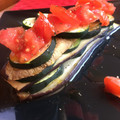 El cooksnap de Nuritmica.fit cuando hizo Ensalada de berenjena y calabacín. Apta para diabéticos.