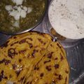 Grace का कुकस्नैप जब उन्होंने सरसों का साग और मक्की की रोटी(sarso ka saag aur makke ki roti recipe in hindi) बनाया था।