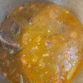 El cooksnap de Ari Rodriguez cuando hizo Lentejas con costillas.