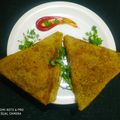 Suvarna Potdar's cooksnap of when they made हिरव्या मूगाचे डोसे (green moong dosa recipe in marathi).