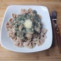 El cooksnap de Carlos Castillo cuando hizo Pasta con acelgas a la crema y parmesano.