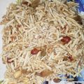 Griva का कुकस्नैप जब उन्होंने आलू का फलाहारी चिवड़ा (aloo aur falahari chivda recipe in Hindi) बनाया था।