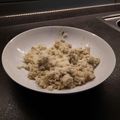 El cooksnap de Mariana Nardini cuando hizo Risotto de brócoli y roquefort.