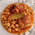 El cooksnap de Paola Lozano Zafra cuando hizo Garbanzos con solomillo de cerdo.