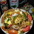 sandhya Dutta 's cooksnap of when they made এগ ভেজিটেবল চাউমিন (egg vegetable chowmin recipe in Bengali).