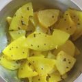 Bharti Prajapati's cooksnap of when they made પપૈયાનો સંભારો(Papaya Sambharo Recipe In Gujarati).