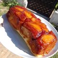 El cooksnap de Cele Andrade cuando hizo Budín de manzana invertido.