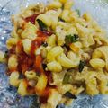 Saima Shahzad's cooksnap of when they made Chicken vegetables macroni.