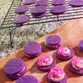CookingCurious's cooksnap of when they made Purple buttercream sugar cookie sandwiches.