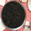 El cooksnap de Luigi Tribano cuando hizo Arroz negro con chipirones y sals alioli.
