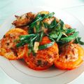 Cooksnap của Huyen le Tran khi họ làm theo món Lần đầu làm chuyện ấy..Cà chua 🍅 nhồi thịt😬