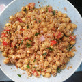El cooksnap de Jordi Laporta cuando hizo Ensalada cuscús y garbanzos.