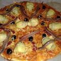 El cooksnap de Sandra cuando hizo Pizza Marinara con Alcachofas.