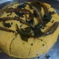 Priyanka Gupta's cooksnap of when they made Soft dhokla.