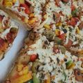 صورة من Sama Abed، شاركها بعد تجربة وصفة بيتزا الدجاج و الخضار 😍🍕