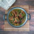 Cooksnap dari nidarudi untuk resep Ikan pari asap masak santan cabe hijau