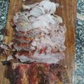El cooksnap de Alejandro cuando hizo Bondiola a la cerveza con papas.