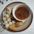 Cooksnap dari Nila momnafa untuk resep Bumbu Kacang Pedas (Sate, Pentol, Cilok, Batagor dll)