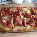 El cooksnap de Sainz cuando hizo Costillas al horno con patatas.