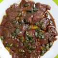 El cooksnap de Enrique Viñuales Guillén cuando hizo Carpaccio atún y caballa.
