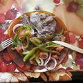 El cooksnap de Alfredo Arevalo cuando hizo Bistec de  res-en cocción-15 minutos.