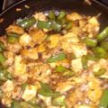 El cooksnap de Mateo cuando hizo Pechuga a la Plancha con Pimientos y Cebolla Asados.