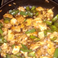 El cooksnap de Mateo cuando hizo Pechuga a la Plancha con Pimientos y Cebolla Asados.