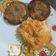 El cooksnap de Mariela RM cuando hizo Milanesa de berenjenas con puré de papas.