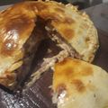 El cooksnap de Juan Ángel cuando hizo Tarta de cebolla y queso.