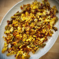 El cooksnap de Arianne cuando hizo Tortilla de espárragos trigueros con jamón.
