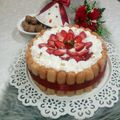 صورة من 👑 marya.sweet.home 👑، شاركها بعد تجربة وصفة كيكة الشارلوت الوردية هديتي لفرولتي ام خديجة
