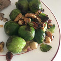 El cooksnap de Nuritmica.fit cuando hizo Coles de Bruselas con pasas y frutos secos/vegana.
