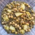 El cooksnap de mercedes cuando hizo Potaje de garbanzos con bacalao y espinacas.