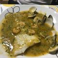 El cooksnap de Maribel Encabo cuando hizo Bacalao con Gambones y Almejas (Thermomix).