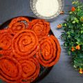 Sudha Singh's cooksnap of when they made सूजी की कुरकुरी जलेबी (Suji ki kurkuri jalebi recipe in Hindi).