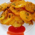 Priscillah Kim's cooksnap of when they made Potato bhajia (bhajia mwitu).