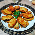 El cooksnap de "cocinar con jorgette" cuando hizo Berenjena rebozada.