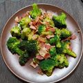 El cooksnap de Jose cuando hizo Brócoli con salteado de ajos y bacon.